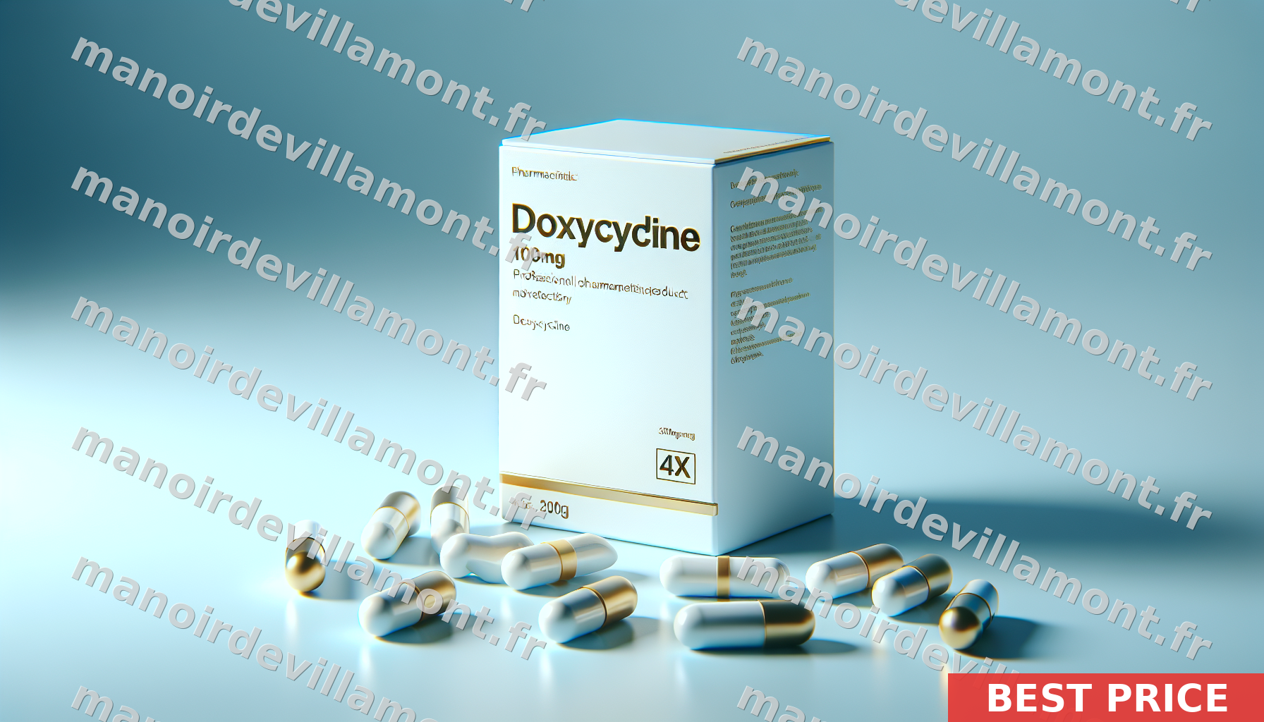 Doxycycline 200mg à partir de 0,50€ en France · Pharmacie certifiée